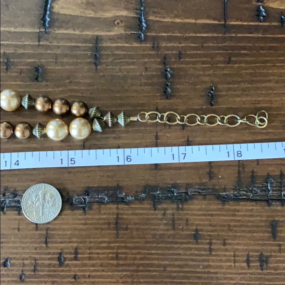 Beaded faux Pearl Necklace - Picture 4 of 6